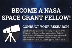 Photo of the Space Grant Fellow Flyer