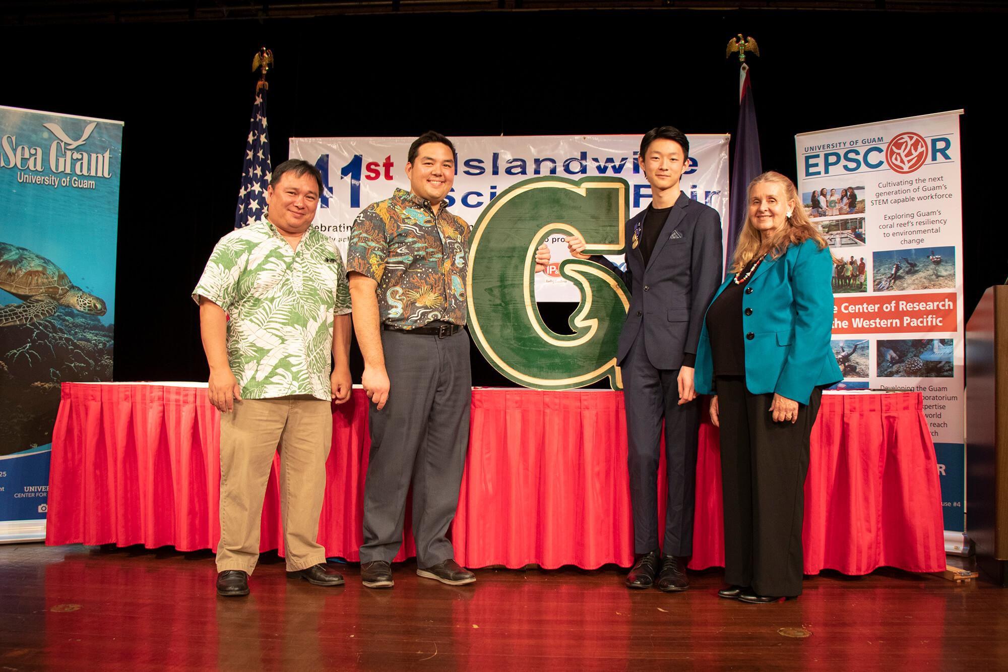 Daniel Z. Kang won the overall award for his division at the 41st Annual Island Wide Science Fair