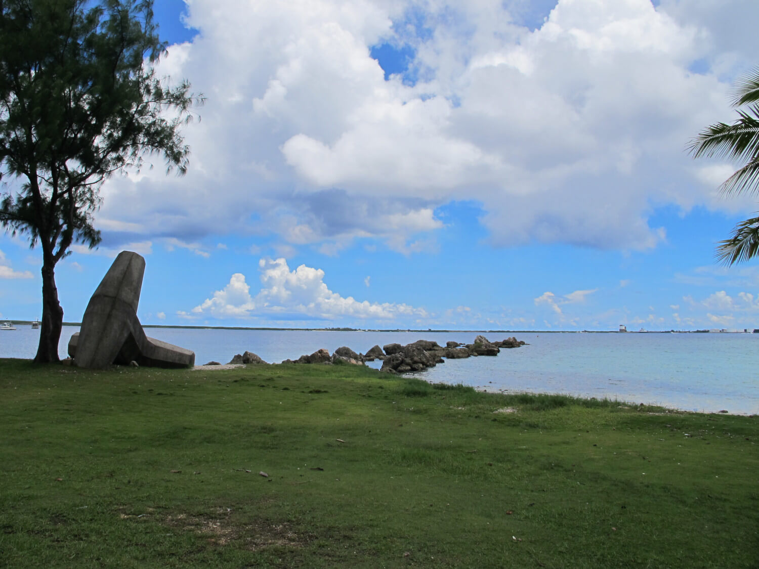 Gab Gab Beach, the site where a 60-year-old coral was tested for climate change signals