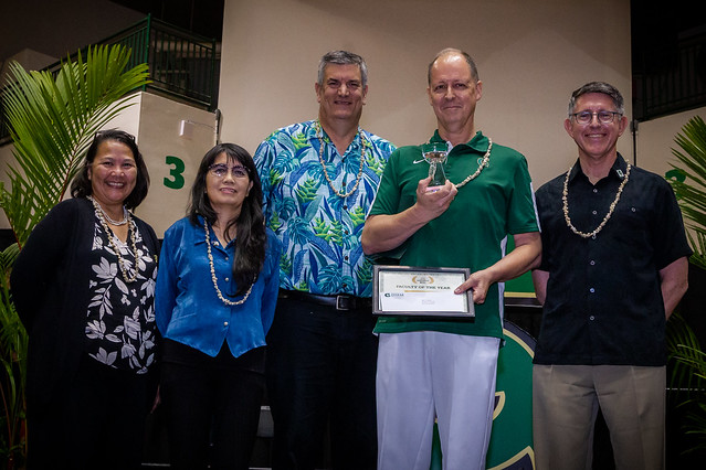 Kyle Smith wins the Faculty of the Year Award