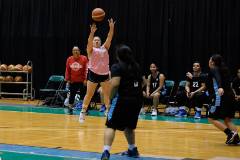 The Women’s Basketball Club Team of the University of Guam Recreation Program, the Lady Tridents, lost to the Guam Community College team 61-49 in a Trident Women’s Basketball League game on Feb. 13 at the UOG Calvo Field House. 