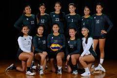 The University of Guam volleyball teams had a double win the night of Oct.