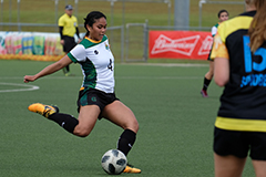 The University of Guam Women's Soccer Team defeated Team Mosas 5-0 on Jan. 27 at the Guam Football Association's National Training Center. This continues the team's undefeated streak of 7-0-0 in the GFA Amateur Women's League. 