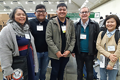 As a first for the University of Guam, two mathematics majors — Robert Babac and Vince Campo — presented their research projects at the largest mathematics conference in the world, the Joint Mathematics Meeting 2019, which this year hosted nearly 6,000 people from Jan. 16–19 in Baltimore. 