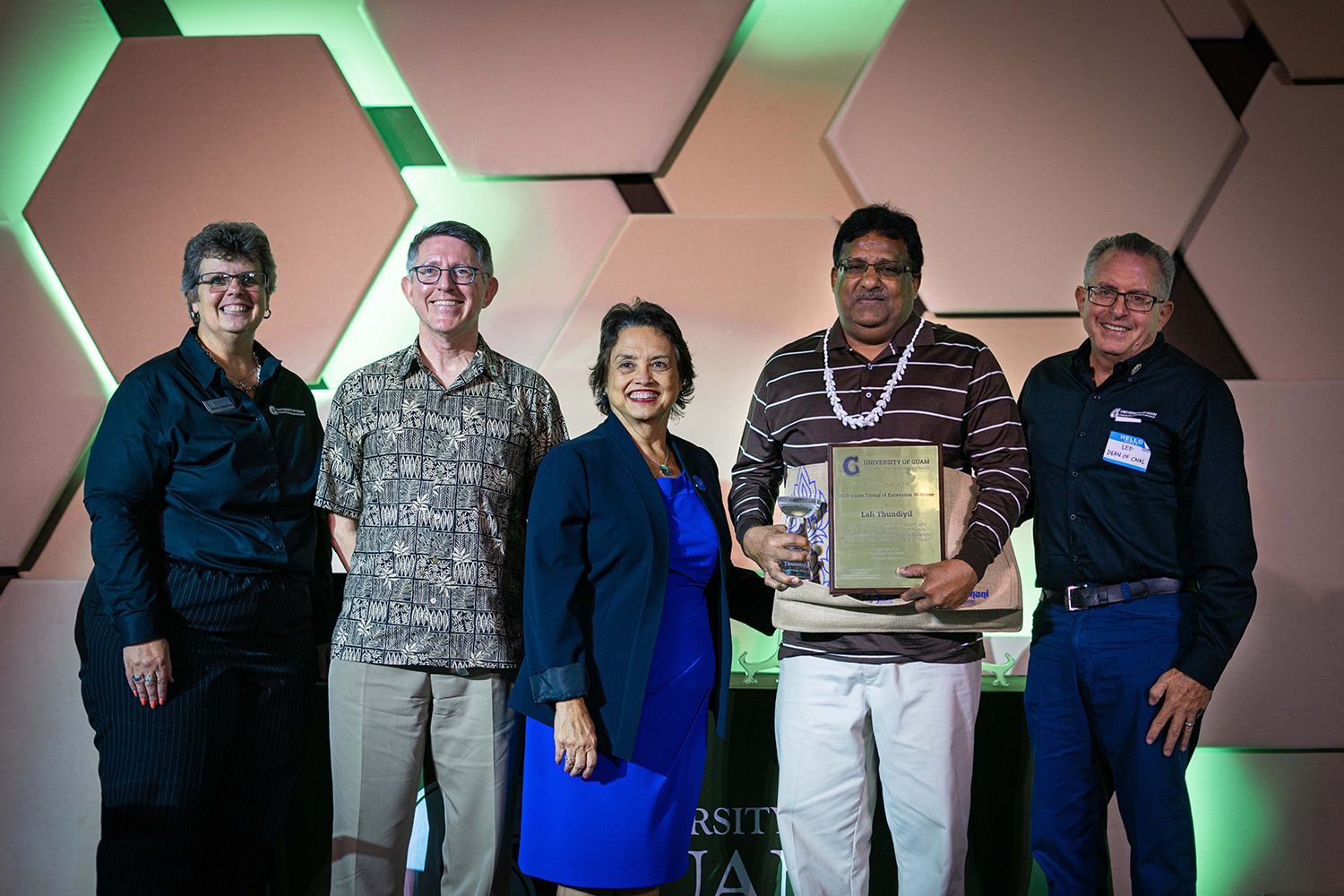 Retired science teacher Lali Thundiyil was honored by the University of Guam Cooperative Extension & Outreach