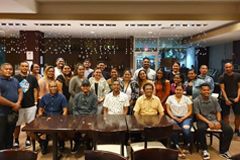 Group photo with Palauan President Remengesau