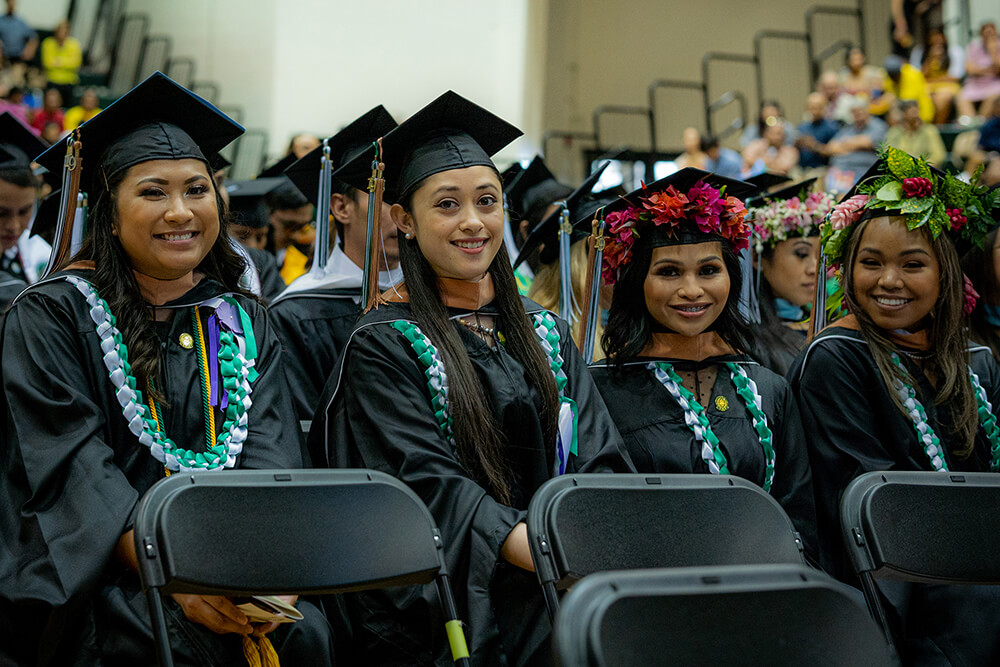 (From left) Ione Skye Llagas, Nicole Mesa, Erica Pangelinan, and Aubreeana Taylor.