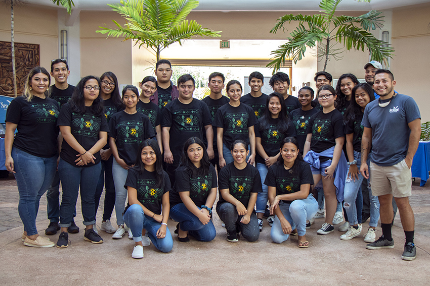 Fellowship program members after presenting sustainability-related research