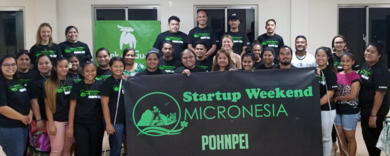 Angelina Tretnoff led the Startup Weekend Micronesia event in Pohnpei.