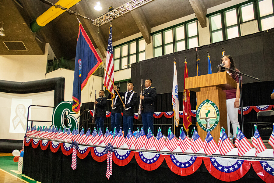 The University of Guam hosted its second annual Veterans Day Tribute ceremony.