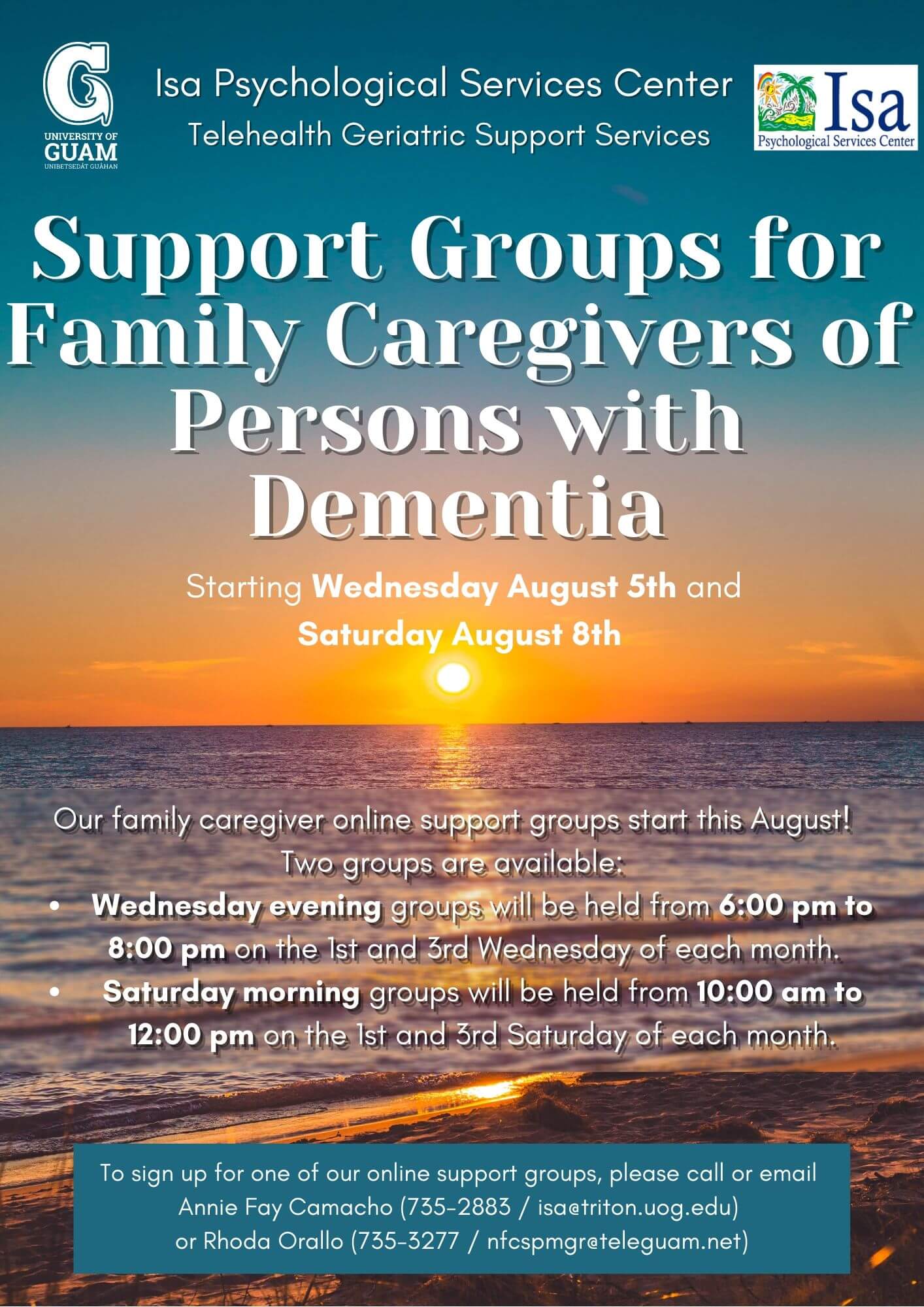 Caregiver Support Group flyer