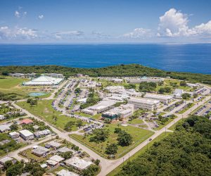 Aerial view of University of Guam