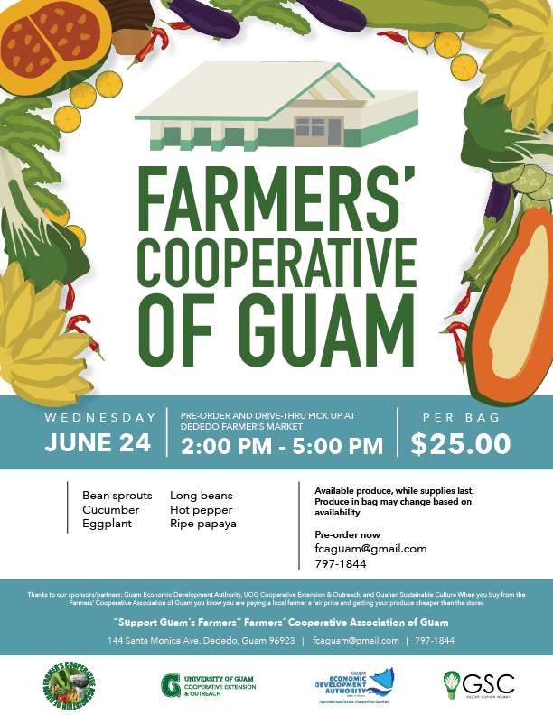 Photo of Farmers' Cooperative of Guam flyer