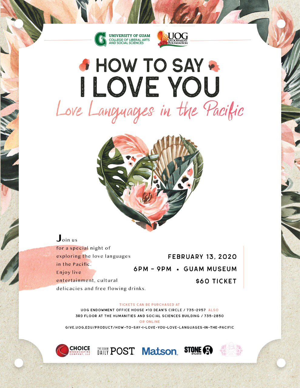 Flyer for Valentine's Day CLASS Fundraiser