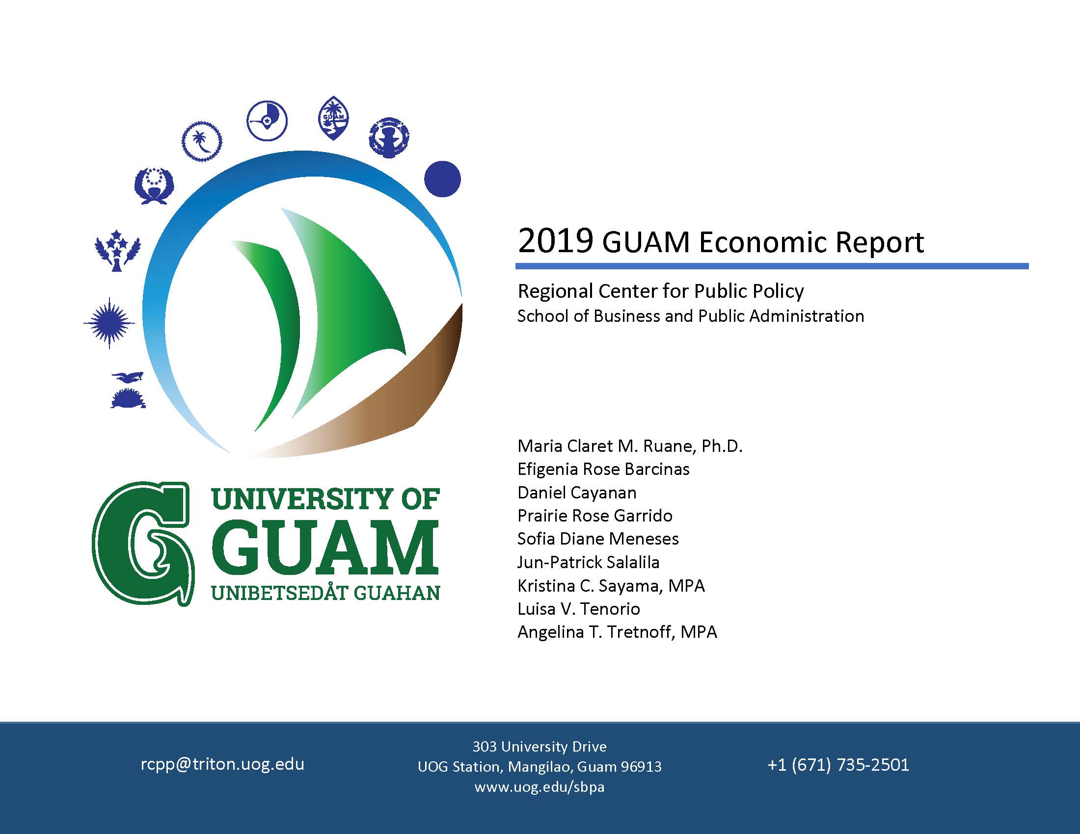 2019 Guam Economic Report Cover