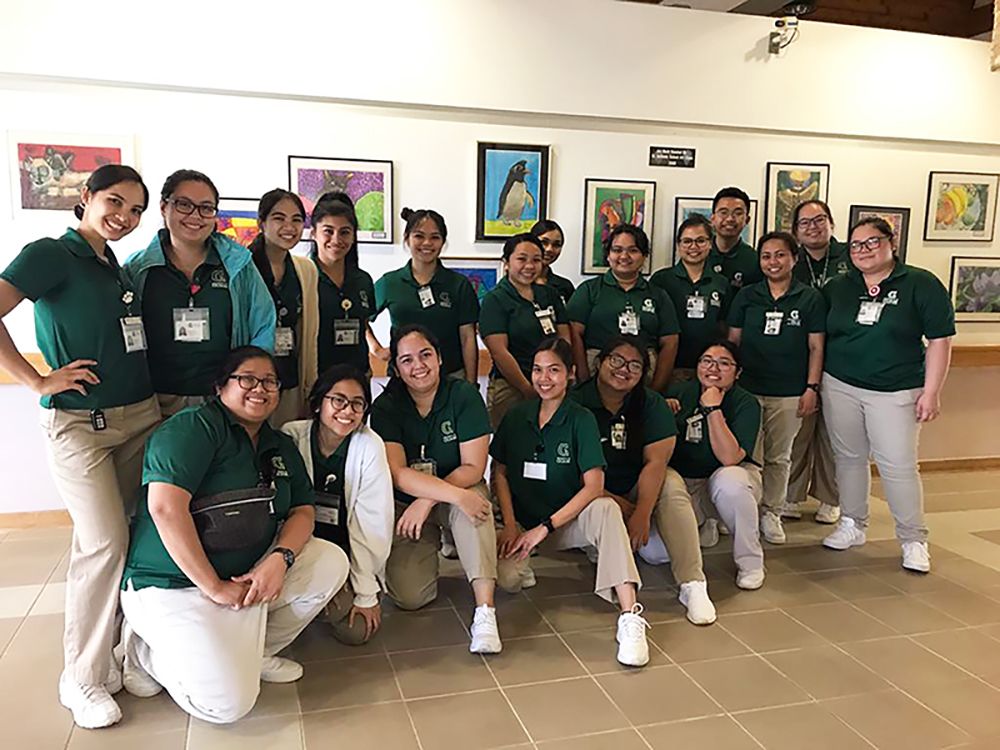Group photo in the Guam Memorial Hospital’s Skilled Nursing Unit in Barrigada