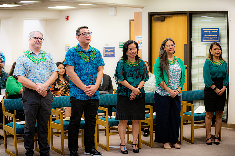 The officers of the UOG chapter of Phi Kappa Phi