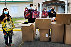 The Guam/Micronesia Geriatrics Workforce Enhancement Program of the UOG School of Health donated 92 care packages to elderly and elderly with dementia. 