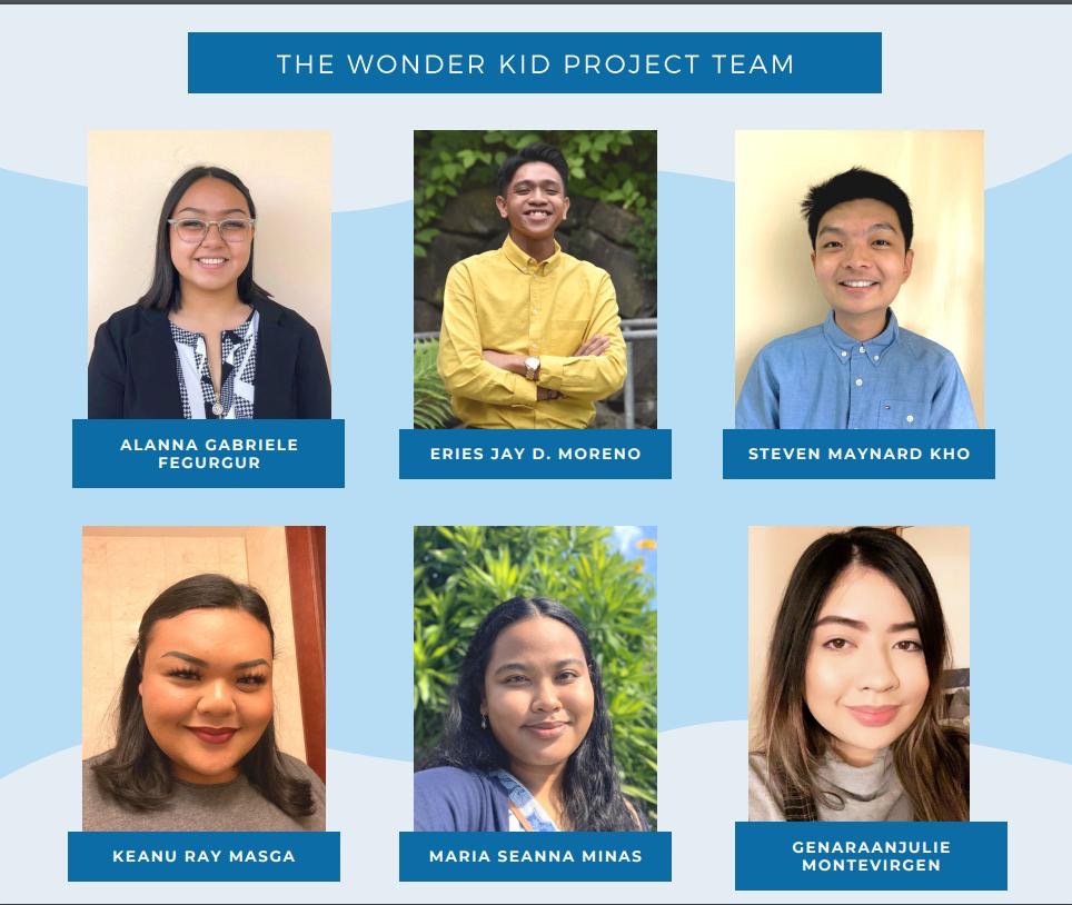 Students of the Wonder Kids Project