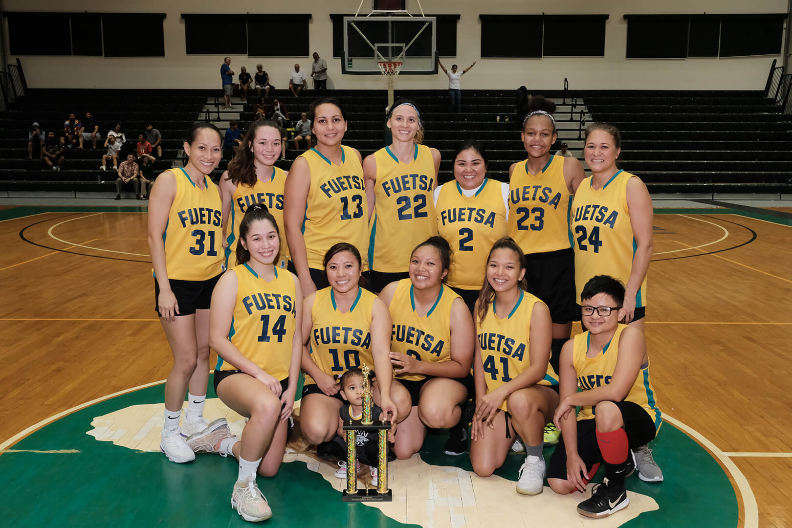 Fuetsa Basketball Club, champions of the PBS Guam Triton Women’s Basketball League