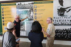 John Borden exhibits UOG Hall of Fame