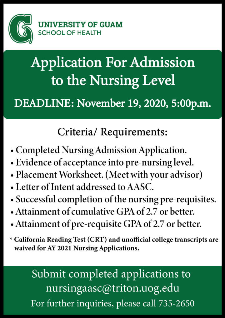 Nursing Program Flyer