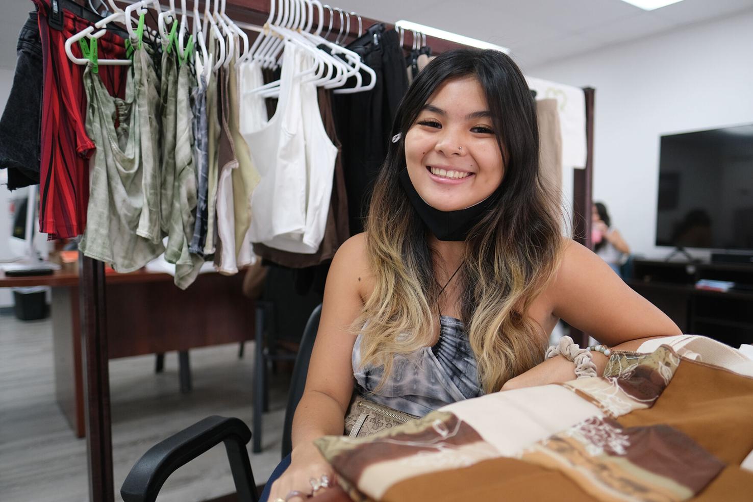 UOG business student Sierra Avellana launched her brand of upcycled apparel and products 