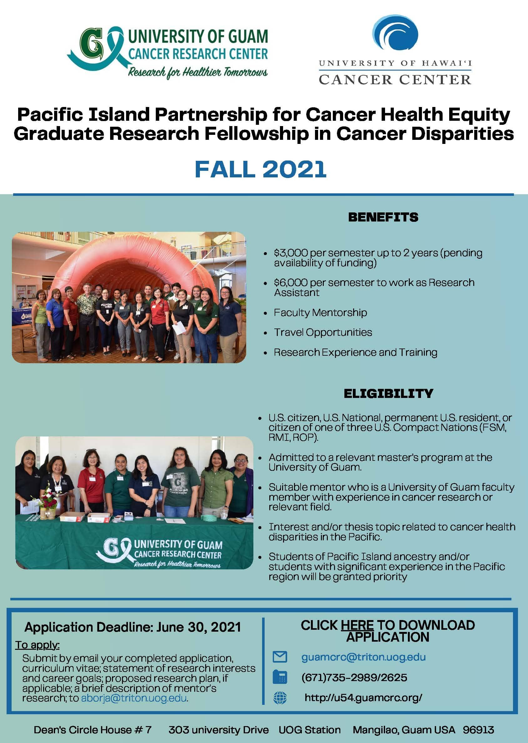 PIPCHE Graduate Research Fellowship - Fanuchanan 2021