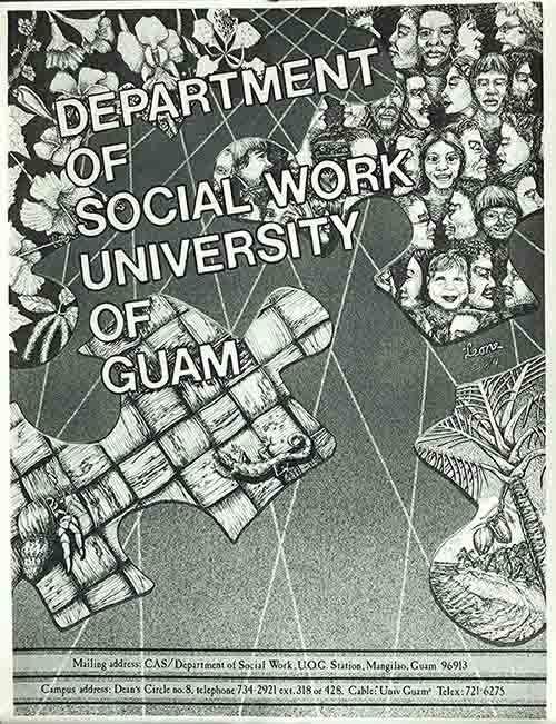 UOG Social Work poster, 1984