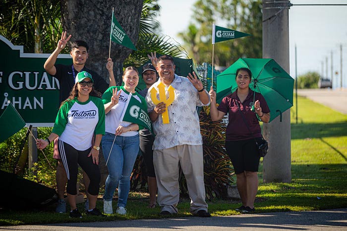 Lorenzo joins other EMSS staff in welcoming students