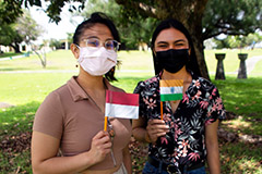 Two UOG students completed the State Department's Critical Language Scholarship Program this summer.