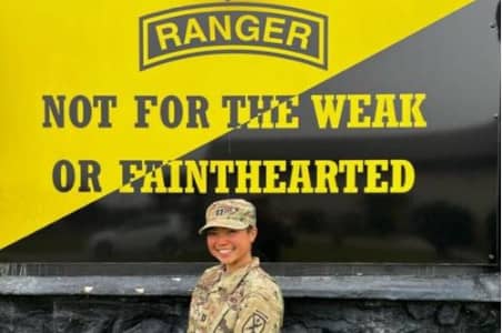 Alumna Capt. Ayn Charfauros has become the 100th female to graduate from the US Army Ranger School.