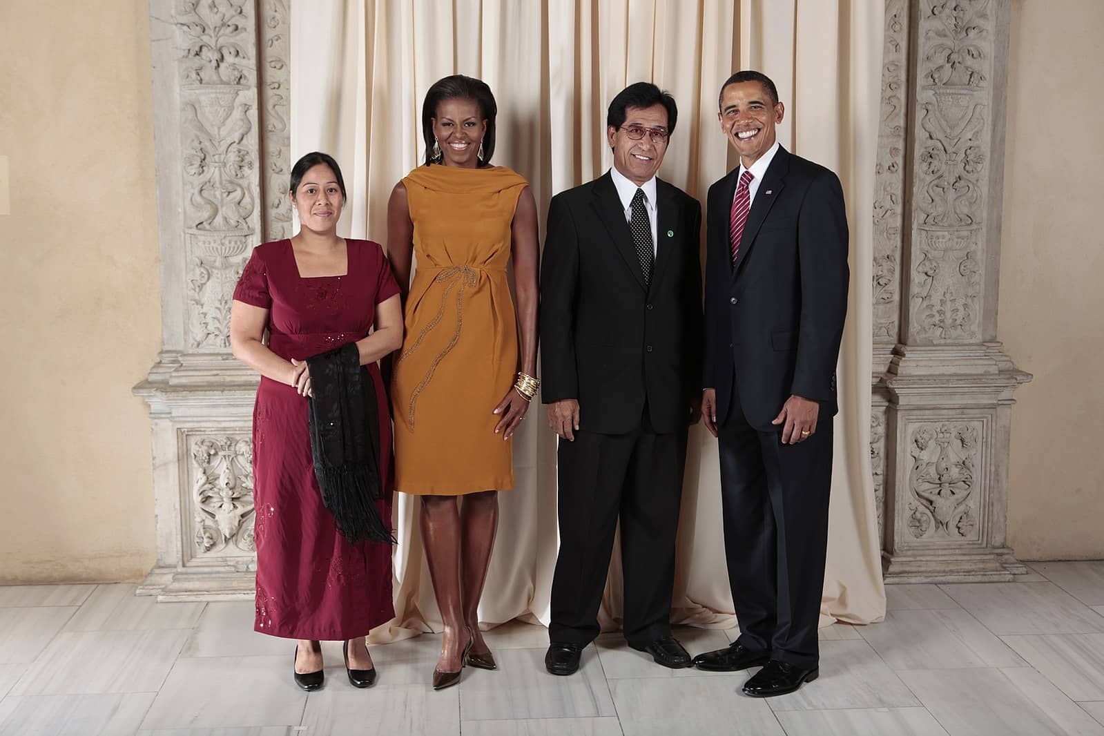 Photo of Moris and the Obamas