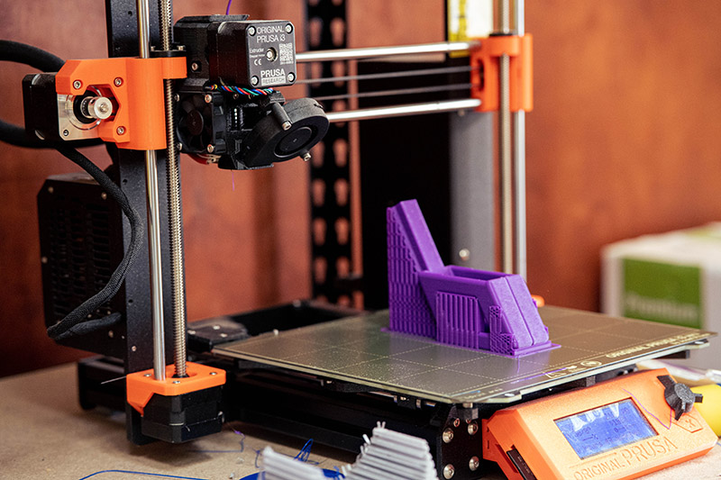 Photo of a 3D printer