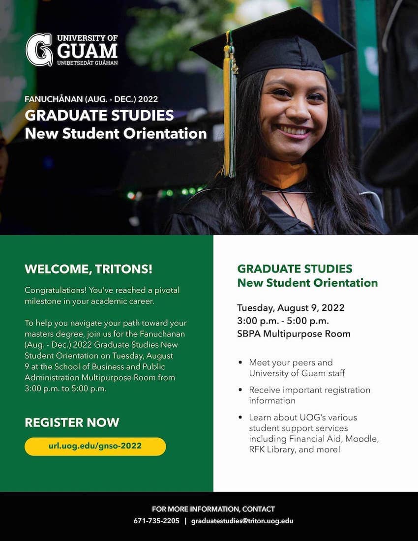 Triton Graduate Studies flyer