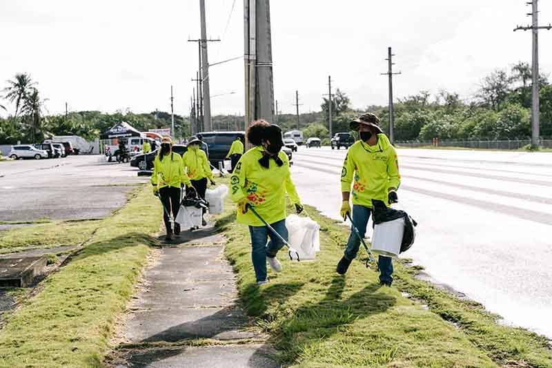 Guam Green Growth Conservation Corps members