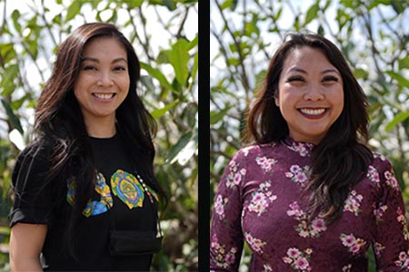 Hazel Estrellado and Charlene Mendoza have joined the University of Guam as advancement associates.