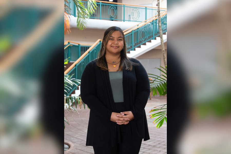 Accounting major Mariah Castro is the third student from UOG to receive the merit-based scholarship.