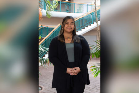 Accounting major Mariah Castro is the third student from UOG to receive the merit-based scholarship.