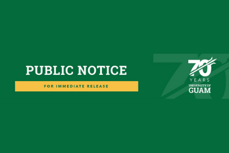 The regular meeting of the University of Guam Board of Regents will be held at 5:30 p.m. on Thursday, April 21, via registered Zoom.