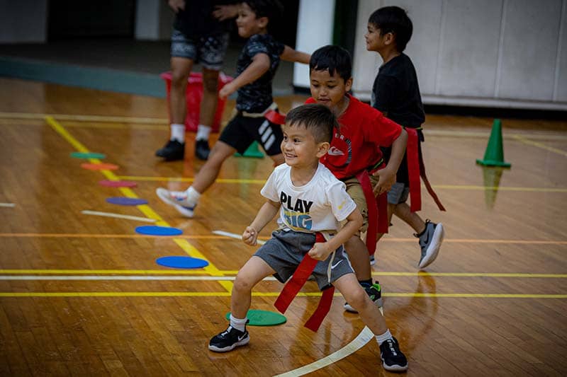 Kids at Triton Athletics Sports Camp