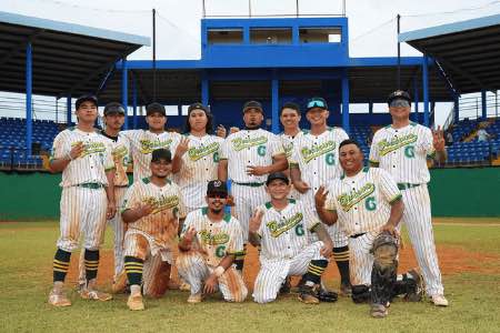 The Tritons handed the Guam Junior National Team its first loss of the season in a Guam Major League game on Sunday.