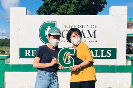 Natsume Shigetomi is one of the first foreign exchange students to study at UOG since the pandemic.