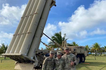 Cadets Enriquo Nedlic and Amber Pangelinan got a first-hand experience of Operation Talon Lightning.