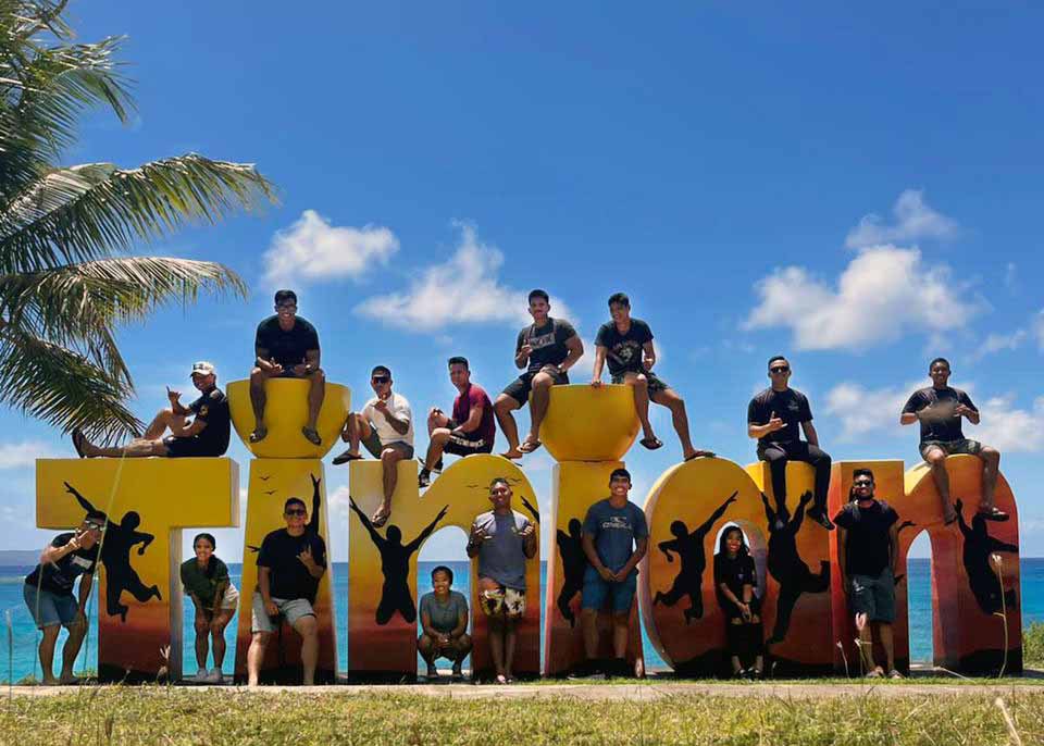 University of Guam ROTC cadets traveled to the island of Tinian