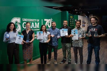 The UOG MarCom team has won 20 awards for marketing, communications, graphic design, advertising, and web projects.