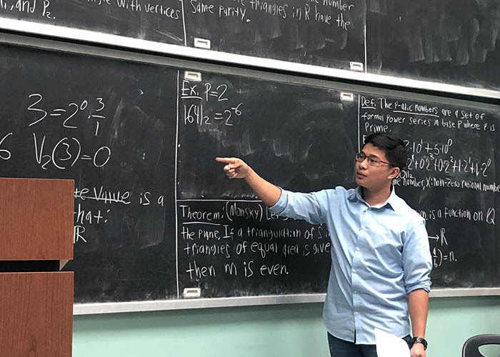 William Sablan, Ph.D. in Mathematics Candidate