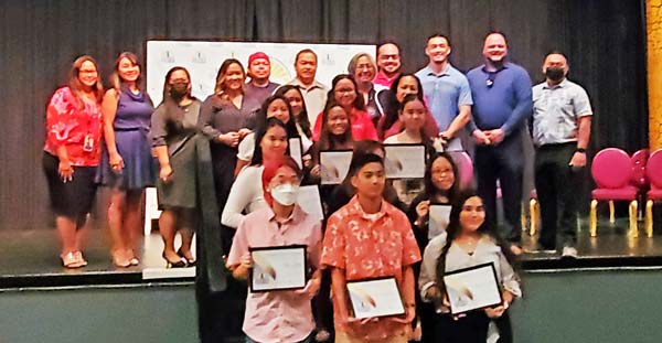 Group photo of scholarship recepients