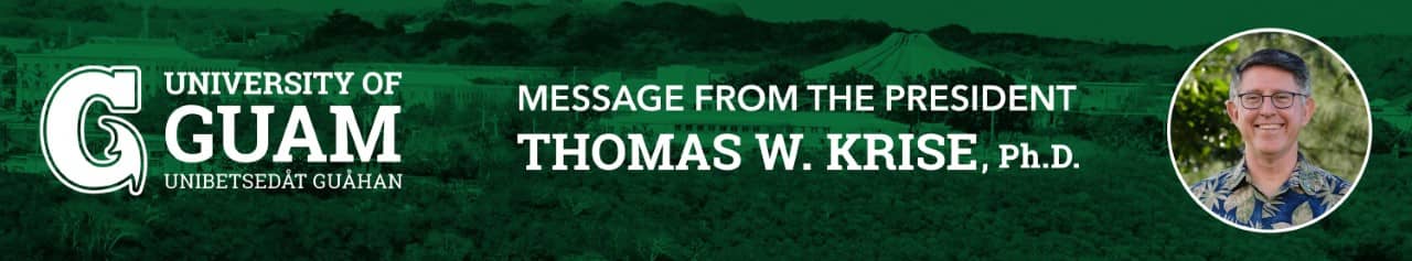 UOG Header Message from President