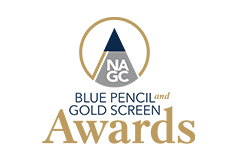 NAGC Blue Pencil Gold Screen Awards Logo